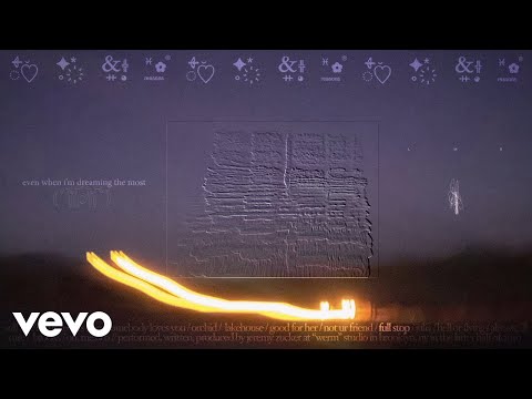 Jeremy Zucker - full stop (Official Lyric Video)