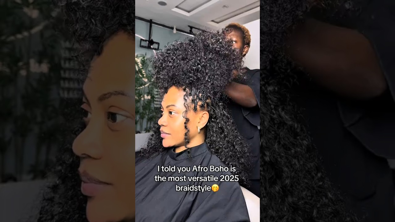200g Afro boho braid #braids #hairstyles #afroboho #afrobohobraids #hairstyle #fypシ゚viral #fyp