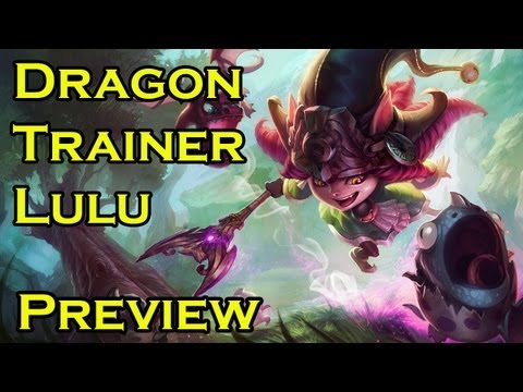 League of Legends - Dragon Trainer Lulu Skin Spotlight Gameplay Teaser
