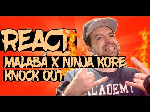 😱 REACT #78 - Malabá X Ninja Kore - Knock Out