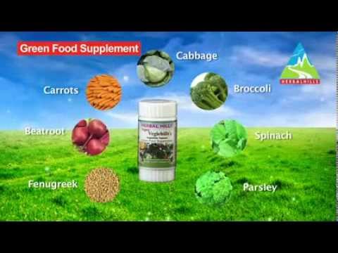 Herbal green food supplement