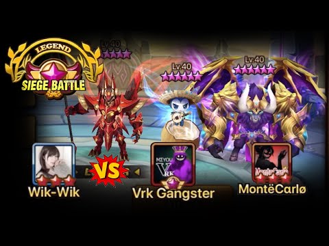 The BEST META NB5 Defense in a Legend Siege Battle! - Summoner's War