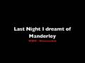 Last Night I dreamt of Manderley (Rebecca ...