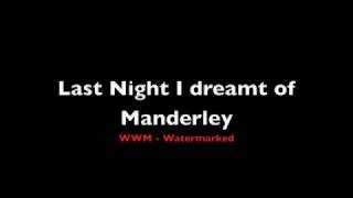 Last Night I dreamt of Manderley (Rebecca) (English)