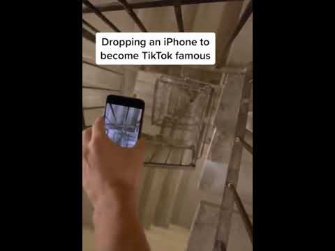 Dropping iPhone from stairs