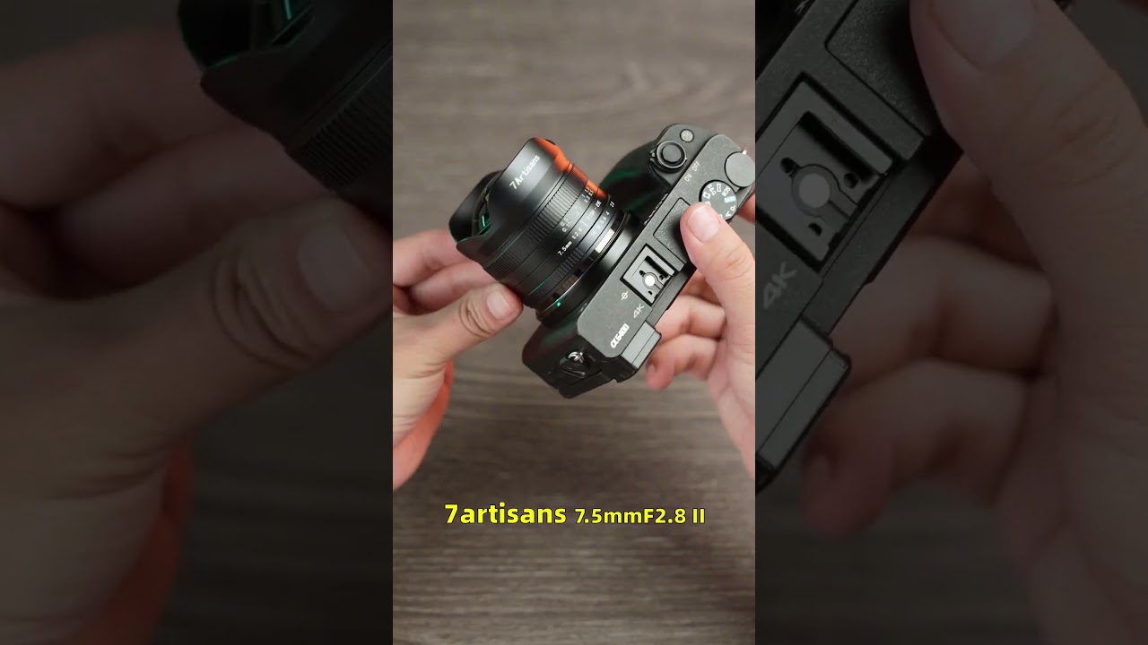 Video 7Artisans 7.5mm F2.8 Mark II Fisheye