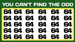 No One Can Find The Odd One- Puzzle Quiz Challenge | Find The Number/Letter