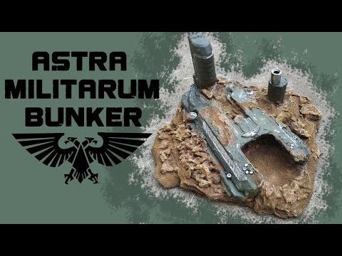 Astra Militarum Bunker cheap and easy terrain
