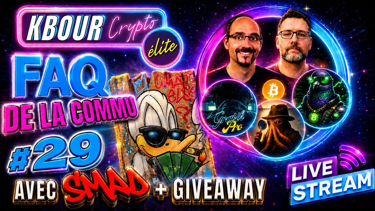 Live FAQ élite + Giveaway bitcoin