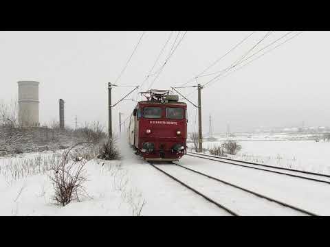 Tren IR1754 Suceava - Bucuresti Nord trece cu spaima pe la CET Suceava cu 41-0170-1 - 07.02.2021