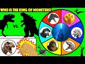 GODZILLA vs DINOSAURS Spinning Wheel Slime Game w/ KOM Godzilla Movie & Dinosaur Toys