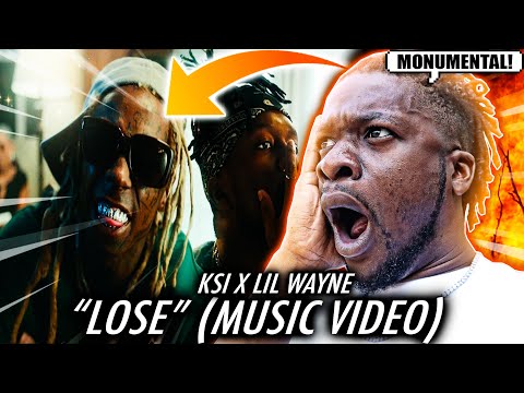 OMG WEEZY & KSI! | KSI x Lil Wayne - Lose [Official Music Video] REACTION