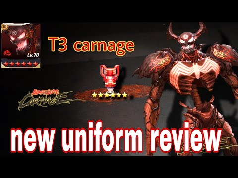 [MFF]  Absolute CARNAGE uniform review!! and T3