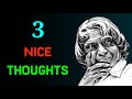 3 Nice Thoughts APJ Abdul Kalam Quotes Life Quotes