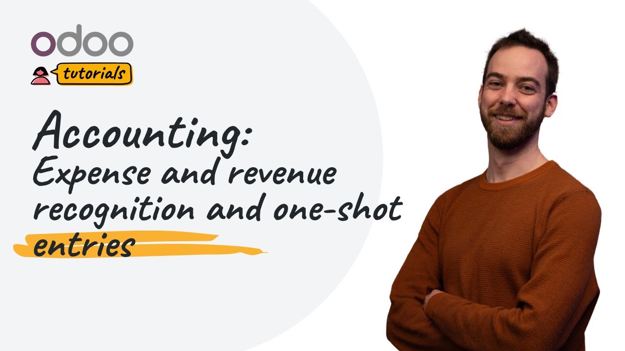 Expense and revenue recognition and one-shot entries | Odoo Accounting
