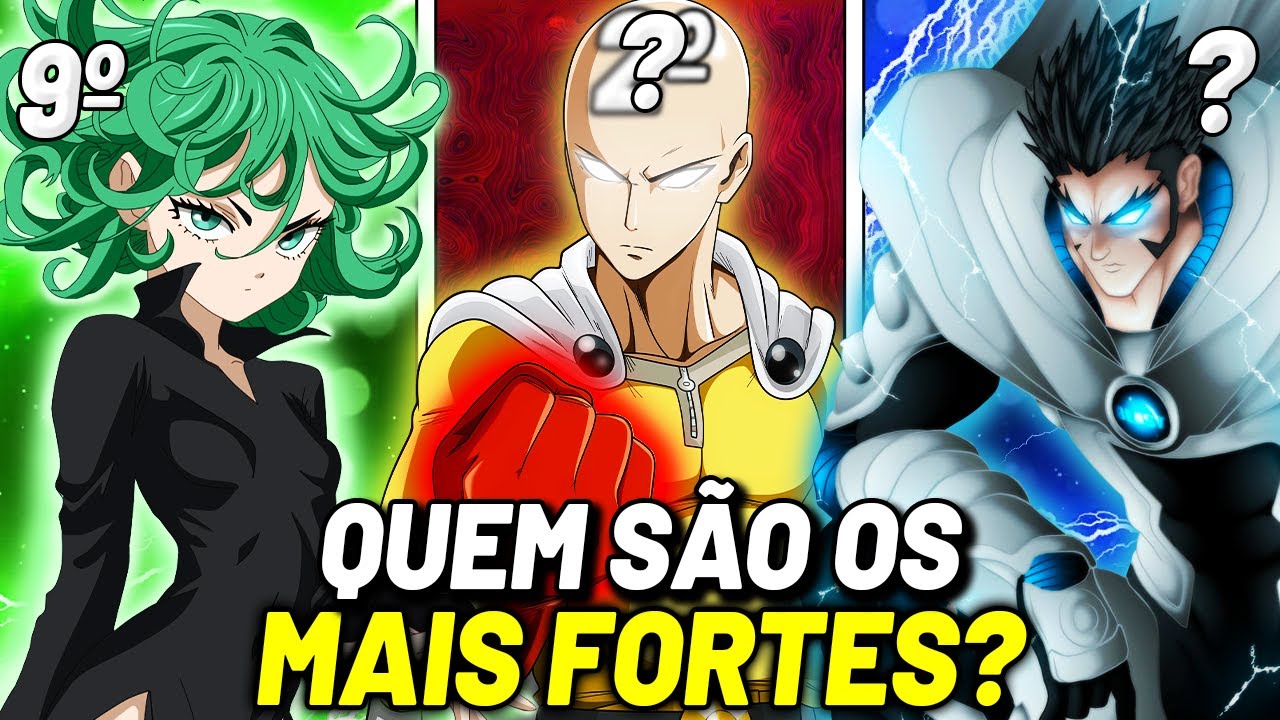 TOP 10 PERSONAGENS MAIS FORTES DE ONE PUNCH MAN!