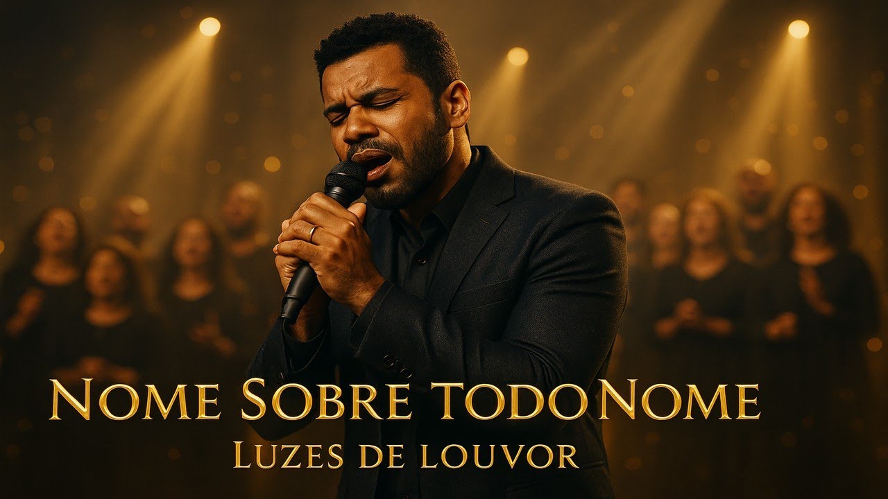 Nome Sobre Todo Nome – Música Gospel de Exaltação e Vitória | Louvor Inédito 2025 | Luzes de Louvor