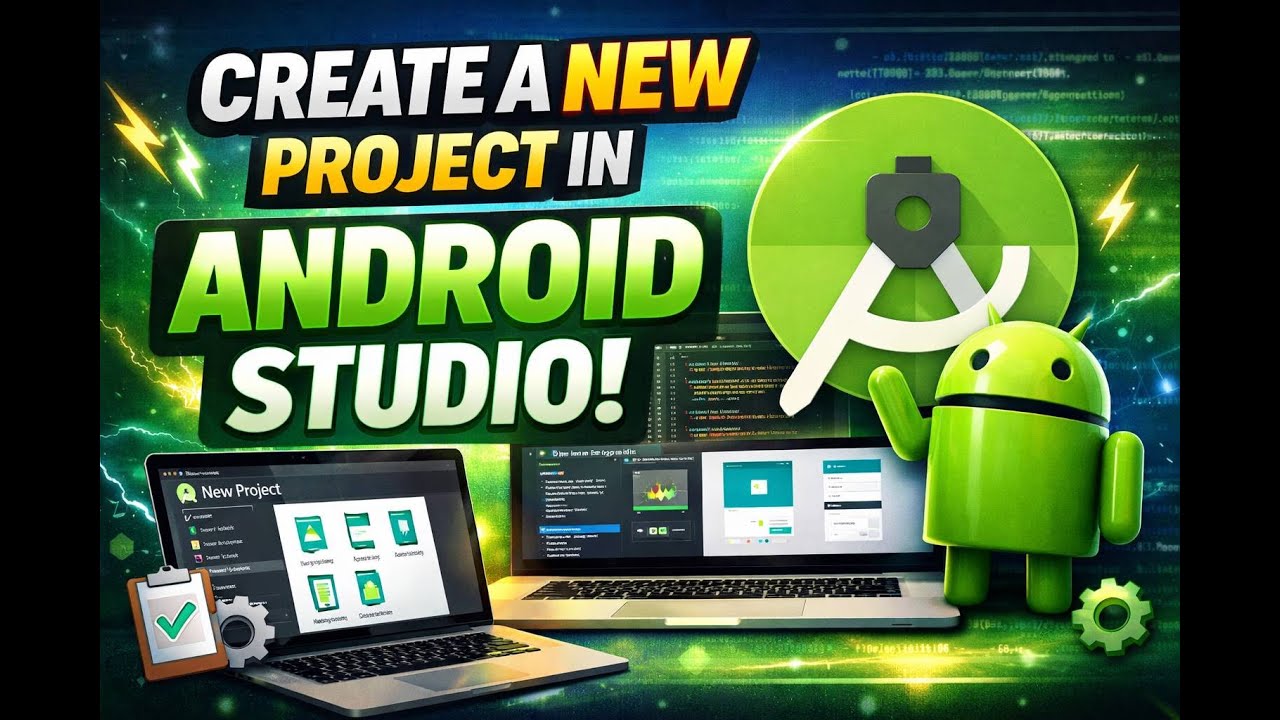 How to Create a New Project in Android Studio | Step-by-Step Guide for Beginners
