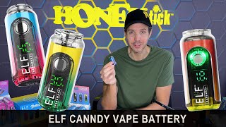 Elf Canndy Mini Vape Battery🔋Packed w/ 500mAh, Variable Voltage & LED Screen, presented by Dan