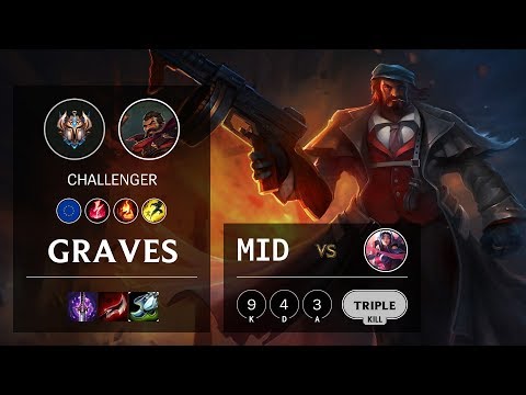 Graves Mid vs Irelia - EUW Challenger Patch 10.5
