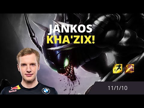 JANKOS PLAYS KHA'ZIX JUNGLE 11/1/10 | PRO PLAYER REPLAY
