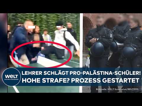 Video Thumbnail: BERLIN: Prozess-Start! Lehrer und Schüler prügeln sich in Neukölln! Streit um Pro-Palästina-Flagge