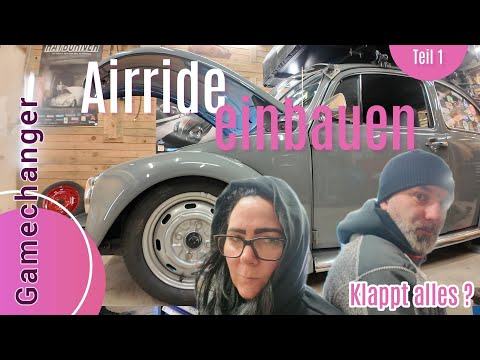 VW Käfer Gamechanger Airride Einbau beginnt   Teil 1 #vwkäfer #airride #gamechanger #aircooled