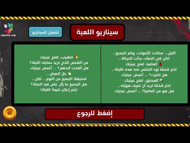 لعبة المافيا - النسخة التفاعلية