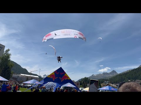 Switzerland Vacation Day 4 St Moritz Red Bull X-Alps #stmoritz #redbullxalps #switzerland #travel