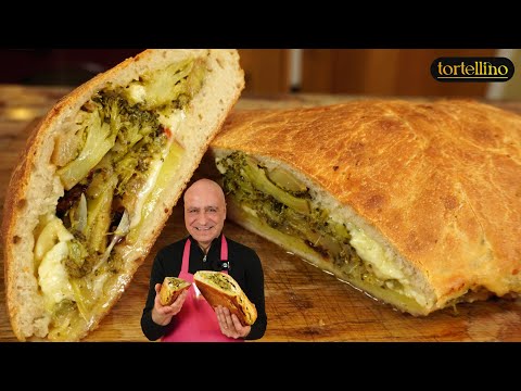 Making Authentic Sicilian Broccoli Schiacciata From Scratch!