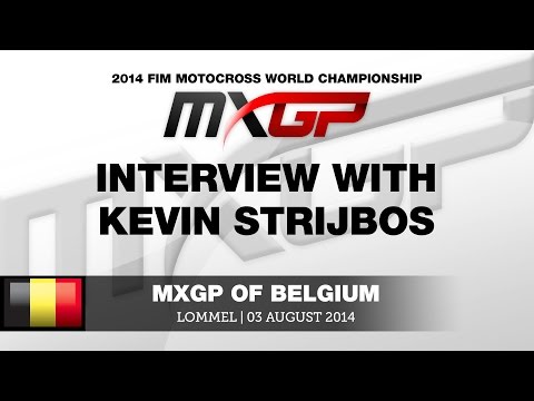 MXGP of Belgium 2014 Interview with Kevin Strjbos - Motocross