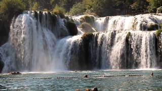 preview picture of video 'Waterfall Skradinski Buk - Krka National Park, Croatia'