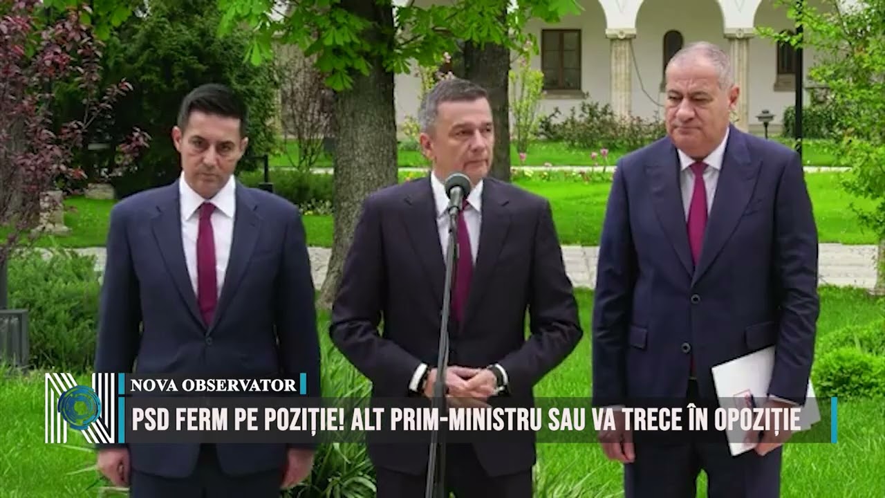 PSD ferm pe poziție! Alt prim-ministru sau va trece în opoziție