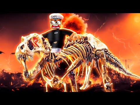 SKELETON T-REX DESTROYS THE WORLD IN ROBLOX