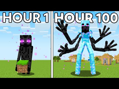 24 Hours as an Enderman in Minecraft
