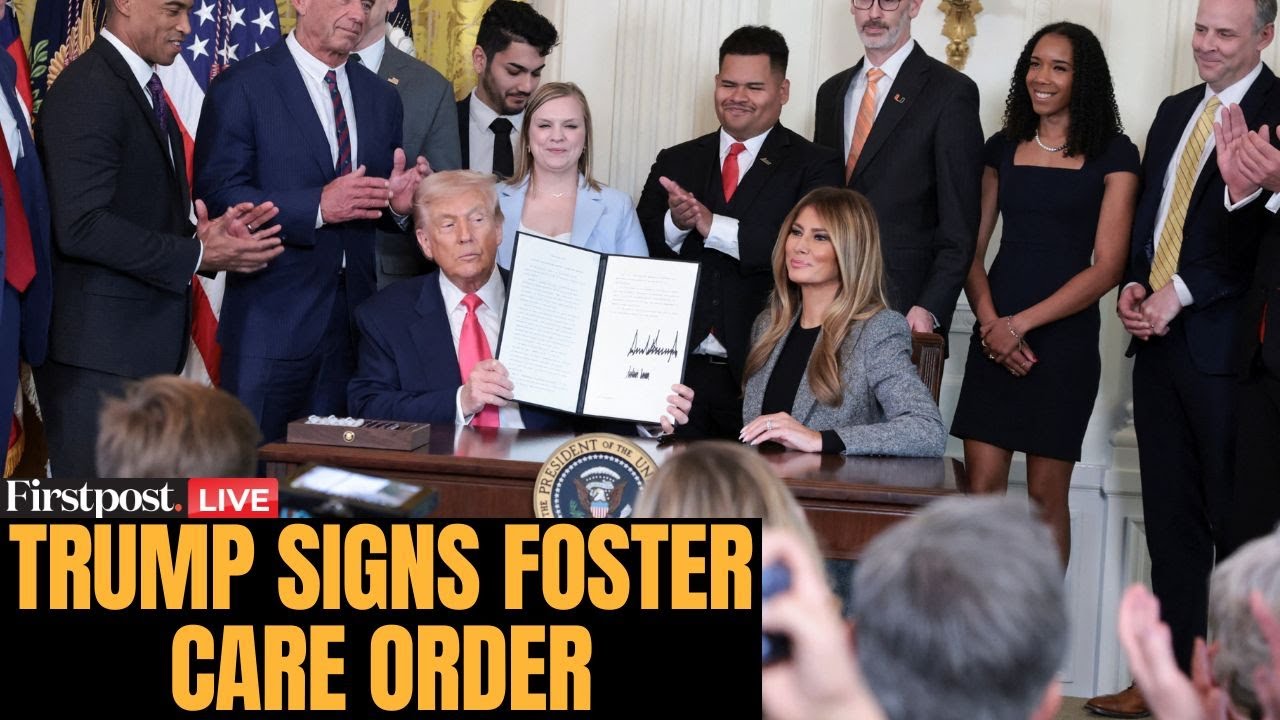 LIVE: Donald Trump & Melania Trump Signs Executive Order to Boost Support for Foster Care Children