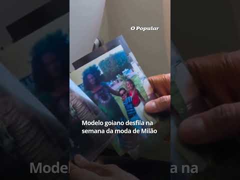 Modelo goiano desfila na semana de moda de Milão