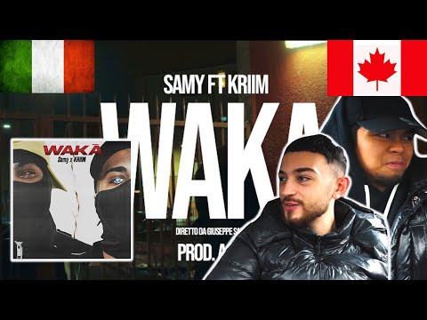 CANADIANS REACT TO ITALIAN DRILL - Samy & Kriim- WAKA (prod.ASSET)