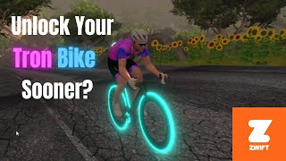 How to Unlock Your Tron Bike Sooner? Zwift Tips