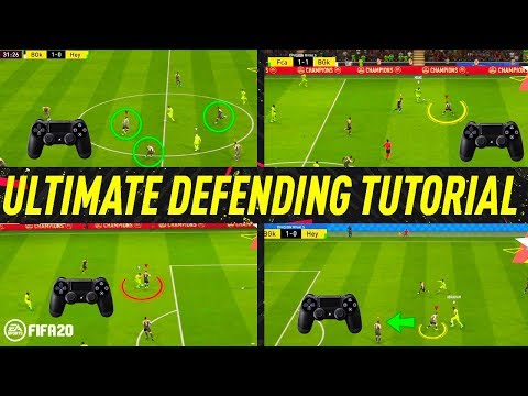 FIFA 20 ULTIMATE DEFENDING TUTORIAL - HOW TO DEFEND - BEST WAY TO JOCKEY, TACKLE & APPLY PRESSURE!