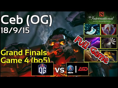 TI8: OG.Ceb - TI8 Main Event - Grand Finals - TI 2018 - Full Game Axe