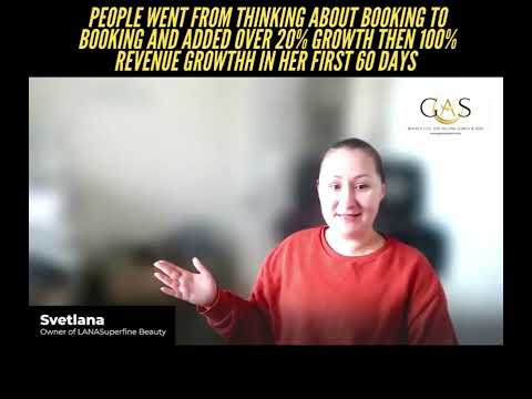 Svetlana β Grew revenue by 100% in 60 days