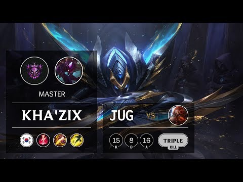 Kha'Zix Jungle vs Gragas - KR Master Patch 9.16