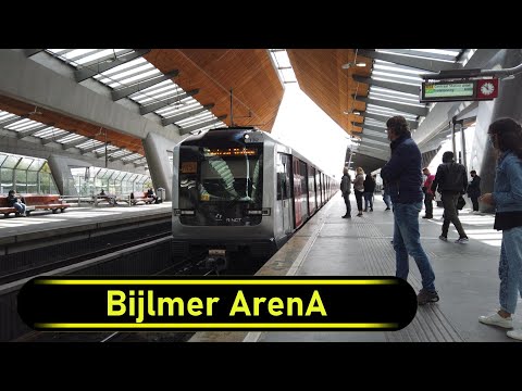 Metro Station Bijlmer ArenA - Amsterdam 🇳🇱 - Walkthrough 🚶