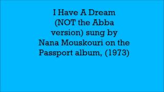 I Have A Dream by Nana Mouskouri (1973) Passport album
