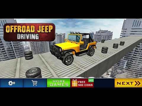 Offroad Jeep Driving Challenge  - Level 1 to 3 | Jeep Driving On Sky  Impossible Tracks