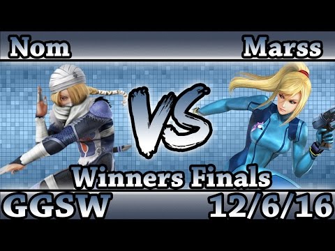 GGSW 10 - GG|Nom (Sheik) Vs DNL|Marss (ZSS) Smash Wii U Winners Finals - Smash 4