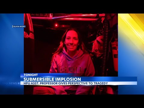 HPU Assistant Professor gives details of her own 20,000 feet descent in a submersible