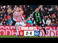 Baker on target as City exit cup to Brighton | Stoke City 2-4 Brighton & Hove Albion | Highlights