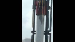 Cement pile driving with diesel hammer